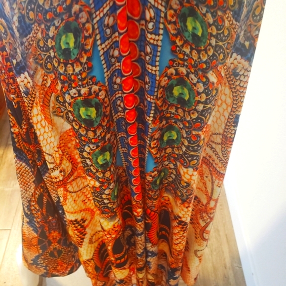 VENUS Island Prt Halter Hi-Lo Dress-S - Picture 7 of 9